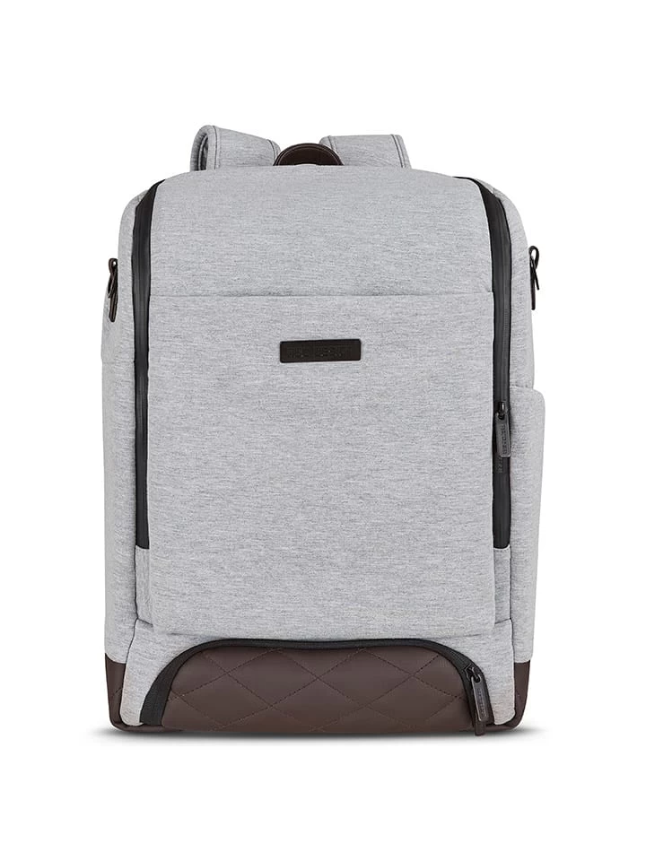 ABC Design Luierrugzak "Tour" Lichtgrijs/bruin - (L)30 X (B)17 X (H)45 Cm 2 ABC Design Luierrugzak "Tour" Lichtgrijs/bruin - (L)30 X (B)17 X (H)45 Cm - Afbeelding 2