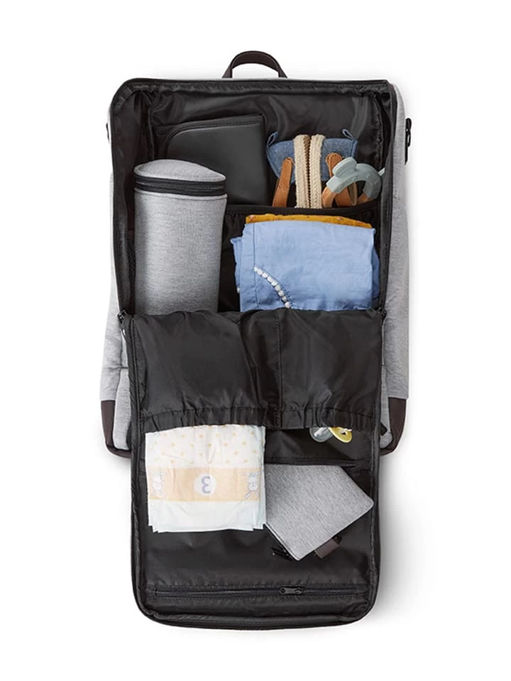 ABC Design Luierrugzak "Tour" Lichtgrijs/bruin - (L)30 X (B)17 X (H)45 Cm 3 ABC Design Luierrugzak "Tour" Lichtgrijs/bruin - (L)30 X (B)17 X (H)45 Cm - Afbeelding 3