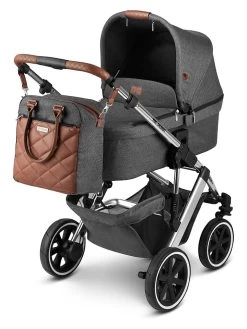 ABC Design Luiertas "Explore Diamond" Antraciet/lichtbruin - (B)35 X (H)38 X (D)14 Cm -Babyproduct winkel abc design luiertas explore diamond antraciet lichtbruin b 35 x h 38 x d 14 cm 4