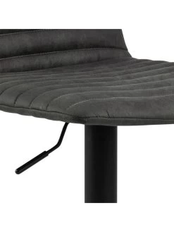 2-delige Set: Barkrukken "Kimmy" Zwart - (B)50 X (H)110 X (D)46 Cm -Babyproduct winkel ac design 2 delige set barkrukken kimmy zwart b 50 x h 110 x d 46 cm 6