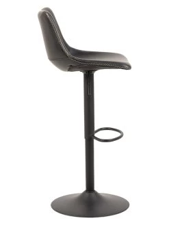 Barkrukken "Oregon" Zwart - (B)46,5 X (H)103 X (D)50 Cm -Babyproduct winkel ac design barkrukken oregon zwart b 46 5 x h 103 x d 50 cm 2