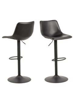 Barkrukken "Oregon" Zwart - (B)46,5 X (H)103 X (D)50 Cm