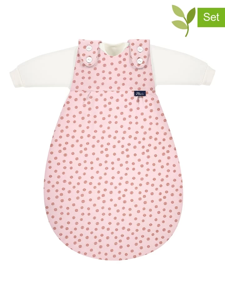 Alvi 3-delige Set: Babyslaapzakken "Mäxchen" Roze 1 Alvi 3-delige Set: Babyslaapzakken "Mäxchen" Roze