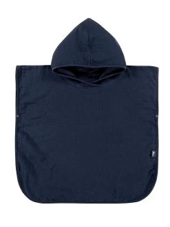 Alvi Badcape "Mull" Donkerblauw - (L)60 X (B)60 Cm