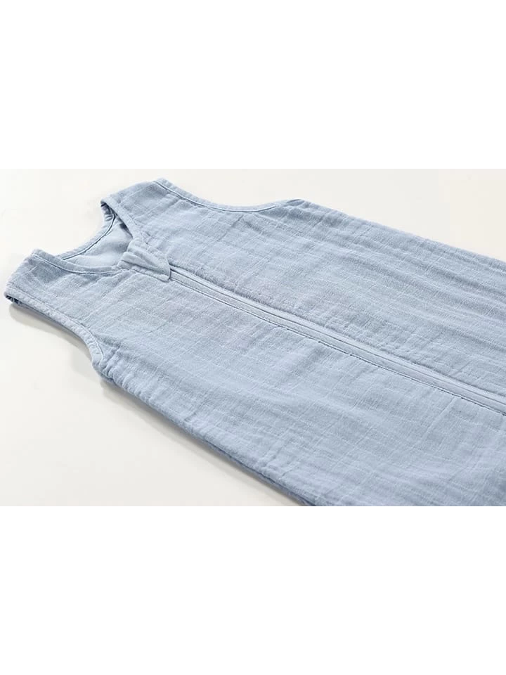 Alvi Mousseline Slaapzak Blauw 2 Alvi Mousseline Slaapzak Blauw - Afbeelding 2