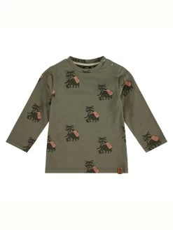 Longsleeve Kaki/zwart