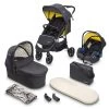 3-in-1 Combi-kinderwagen "Style 3 In1" Geel/zwart/antraciet
