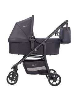 3-in-1 Combi-kinderwagen "Style 3 In1" Geel/zwart/antraciet -Babyproduct winkel babygo 3 in 1 combi kinderwagen style 3 in1 geel zwart antraciet 2
