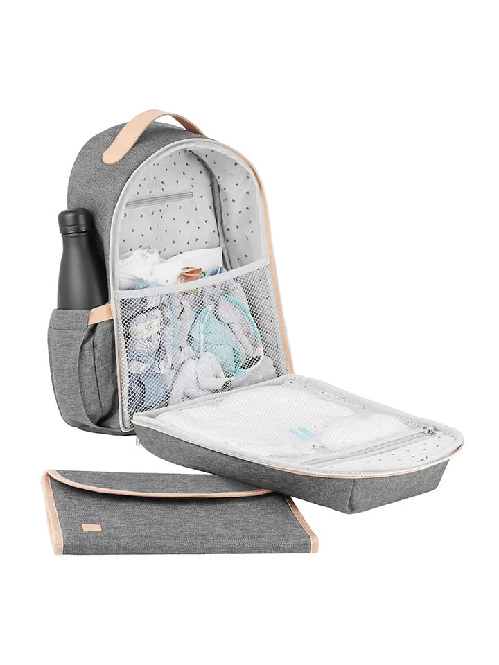BabyMoov Luierrugzak "Le Pyla" Grijs - (B)30 X (H)38 X (D)18 Cm 3 BabyMoov Luierrugzak "Le Pyla" Grijs - (B)30 X (H)38 X (D)18 Cm - Afbeelding 3