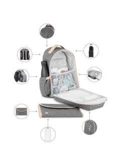 BabyMoov Luierrugzak "Le Pyla" Grijs - (B)30 X (H)38 X (D)18 Cm 14 BabyMoov Luierrugzak "Le Pyla" Grijs - (B)30 X (H)38 X (D)18 Cm -Babyproduct winkel babymoov luierrugzak le pyla grijs b 30 x h 38 x d 18 cm 4