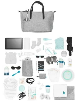 BabyMoov Luiertas "Champs-Elysées" Grijs - (B)47 X (H)30 X (D)20,5 Cm -Babyproduct winkel babymoov luiertas champs elysees grijs b 47 x h 30 x d 20 5 cm 3