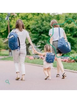 BabyMoov Luiertas "Oasis" Blauw - (B)44 X (H)29 X (D)20 Cm -Babyproduct winkel babymoov luiertas oasis blauw b 44 x h 29 x d 20 cm 8