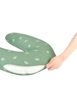 BabyMoov Voedingskussen "Wind" Groen -Babyproduct winkel babymoov voedingskussen wind groen 2