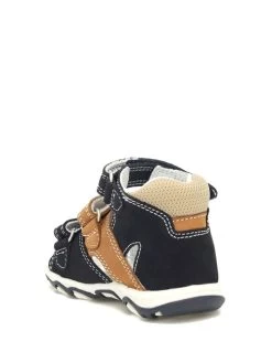 Leren Sandalen Lichtbruin/donkerblauw -Babyproduct winkel bartek leren sandalen lichtbruin donkerblauw 4