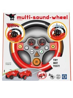 BIG Multifunctioneel Stuur Zwart/rood - Vanaf 12 Maanden