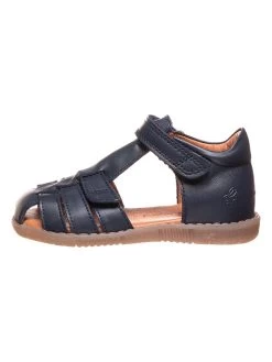 Bundgaard Leren Enkelsandalen "Rox II" Donkerblauw
