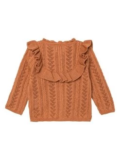 Voorkant -Babyproduct winkel carrement beau vest camel 1