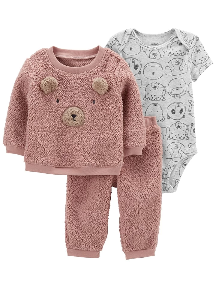 Carter's™ 3-delige Outfit Roze 1 Carter's™ 3-delige Outfit Roze