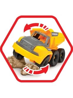 Dickie Kiepwagen "Volvo On-site Hauler" - Vanaf 3 Jaar -Babyproduct winkel dickie kiepwagen volvo on site hauler vanaf 3 jaar 2