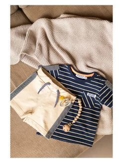 Dirkje 2-delige Outfit Donkerblauw/beige -Babyproduct winkel dirkje 2 delige outfit donkerblauw beige 2