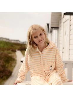 Badjas "Ahoy" Crème/beige -Babyproduct winkel ebbe badjas ahoy creme beige 3