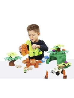 ECOIFFIER 87-delige Bouwstenenspeelset "Dinoland" Groen - Vanaf 18 Maanden -Babyproduct winkel ecoiffier 87 delige bouwstenenspeelset dinoland groen vanaf 18 maanden 3