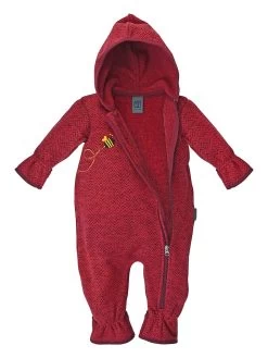 Elkline Fleece Pakje "Just Bee" Rood -Babyproduct winkel elkline fleece pakje just bee rood 2