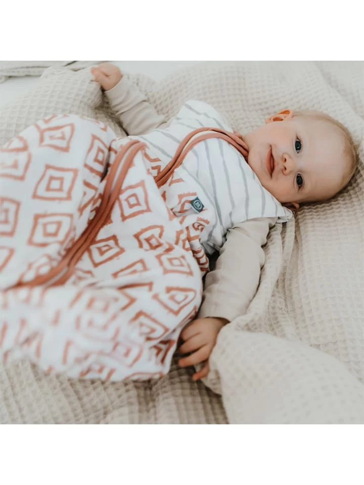 Babyslaapzak Wit/lichtroze 6 Babyslaapzak Wit/lichtroze - Afbeelding 6