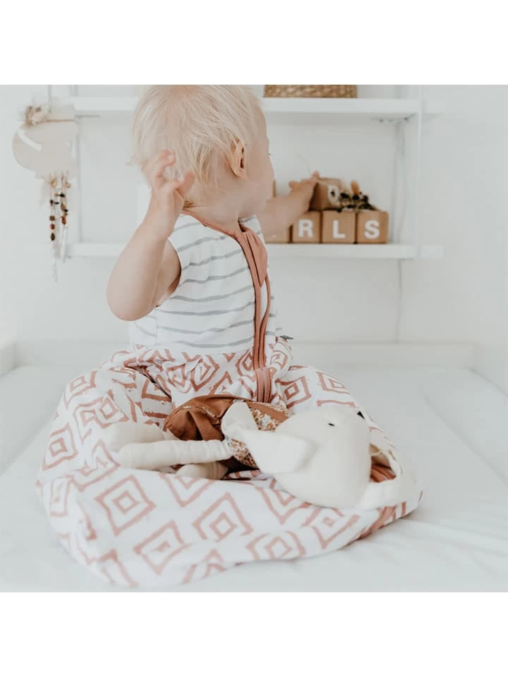 Babyslaapzak Wit/lichtroze 9 Babyslaapzak Wit/lichtroze - Afbeelding 9