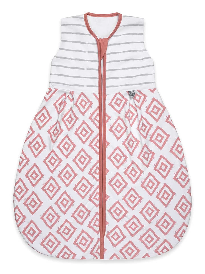Babyslaapzak Wit/lichtroze 1 Babyslaapzak Wit/lichtroze