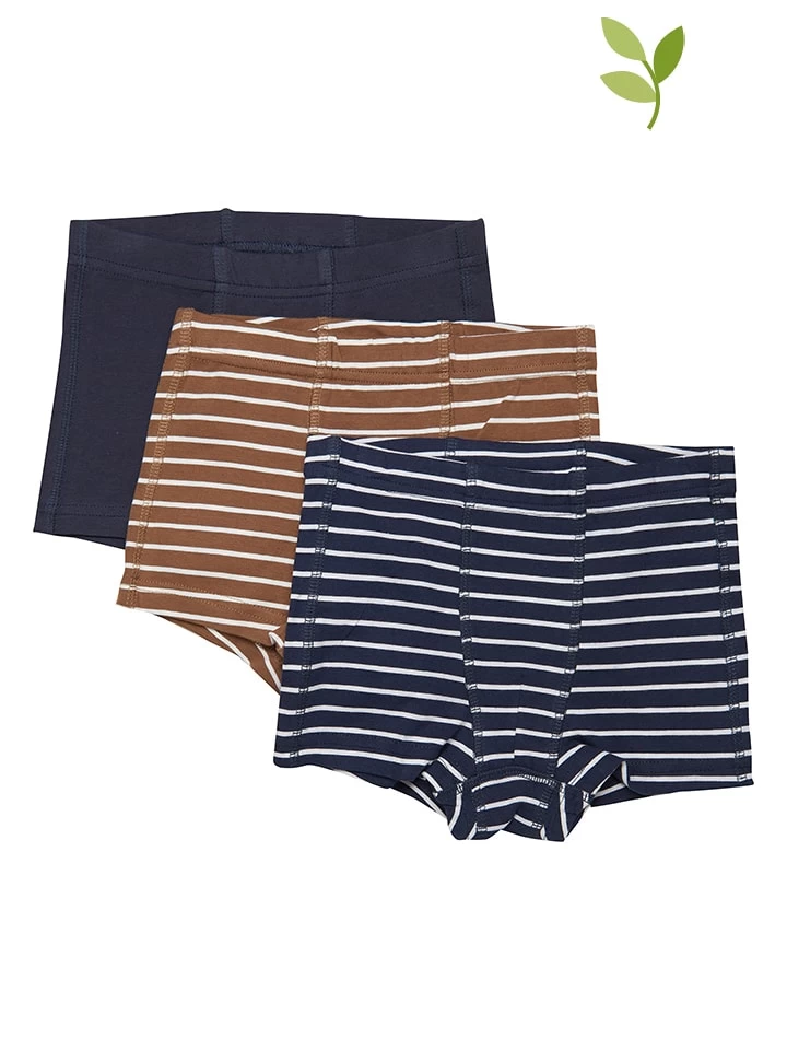 3-delige Set: Boxershorts Donkerblauw 1 3-delige Set: Boxershorts Donkerblauw