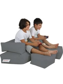 3-delige Kinderzitzakkenset Grijs -Babyproduct winkel evila 3 delige kinderzitzakkenset grijs 3