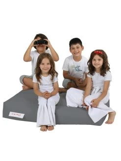 3-delige Kinderzitzakkenset Grijs -Babyproduct winkel evila 3 delige kinderzitzakkenset grijs 5