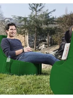 Zitzak "Eva" Groen - (B)70 X (H)80 Cm -Babyproduct winkel evila zitzak eva groen b 70 x h 80 cm 7