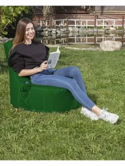 Zitzak "Eva" Groen - (B)70 X (H)80 Cm -Babyproduct winkel evila zitzak eva groen b 70 x h 80 cm 8