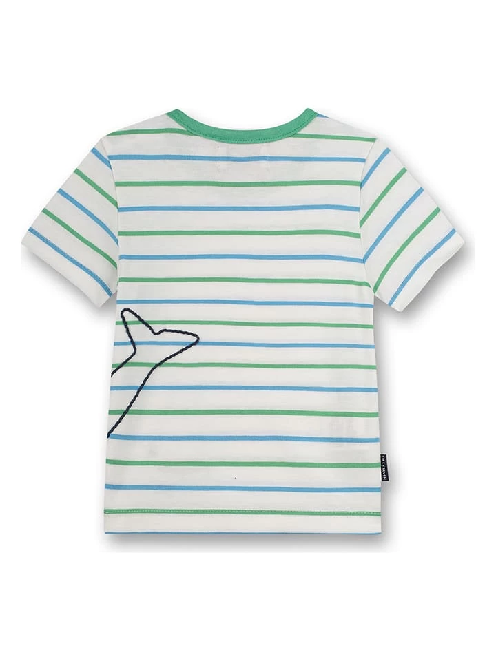 Shirt Crème/groen 2 Shirt Crème/groen - Afbeelding 2