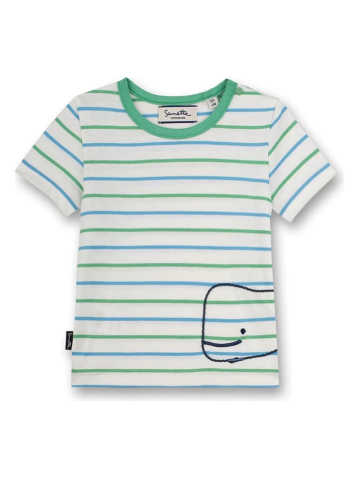 Shirt Crème/groen 1 Shirt Crème/groen