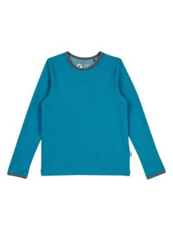Longsleeve "Taamo Wool" Blauw