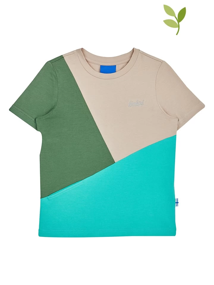 Shirt "Ankkuri" Beige/groen 1 Shirt "Ankkuri" Beige/groen