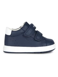 Geox Leren Sneakers "Biglia" Donkerblauw