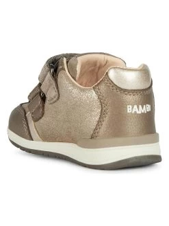 Geox Leren Sneakers "Rishon" Lichtbruin -Babyproduct winkel geox leren sneakers rishon lichtbruin 2