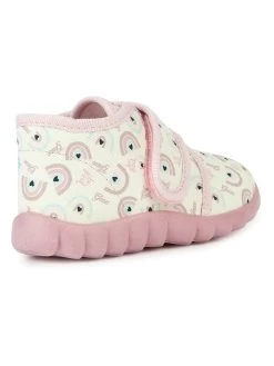 Geox Pantoffels "Zyzie" Crème/lichtroze -Babyproduct winkel geox pantoffels zyzie creme lichtroze 3