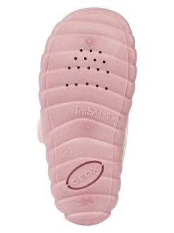 Geox Pantoffels "Zyzie" Crème/lichtroze -Babyproduct winkel geox pantoffels zyzie creme lichtroze 5