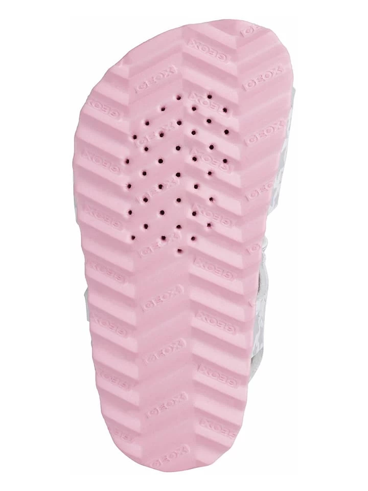 Geox Sandalen "Chalki" Wit/zilverkleurig 6 Geox Sandalen "Chalki" Wit/zilverkleurig - Afbeelding 6