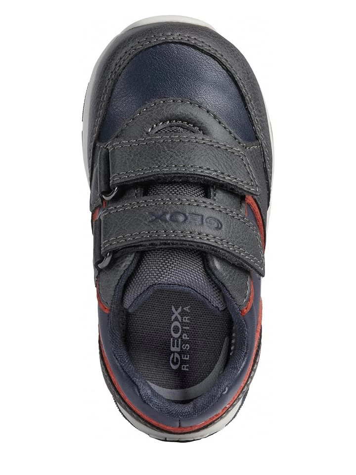 Geox Sneakers Grijs/donkerblauw 5 Geox Sneakers Grijs/donkerblauw - Afbeelding 5