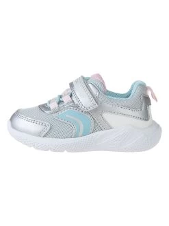 Geox Sneakers Grijs/lichtblauw