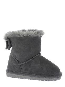 Leren Winterboots "Amak Toddler" Antraciet