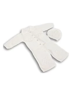 3-delige Doopoutfit "Noah" Wit