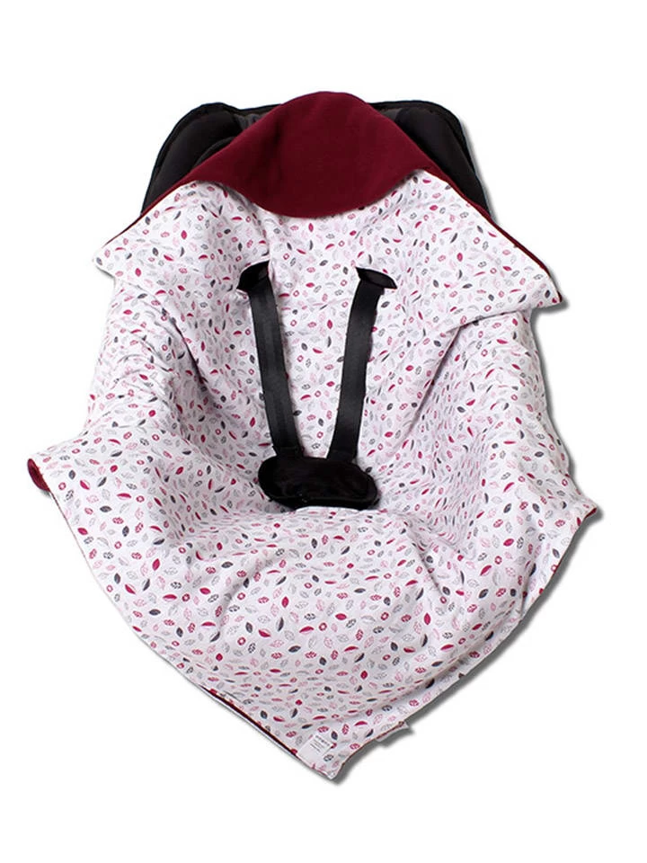 Zomer-wikkeldeken Bordeaux - (L)70 X (B)70 Cm 2 Zomer-wikkeldeken Bordeaux - (L)70 X (B)70 Cm - Afbeelding 2