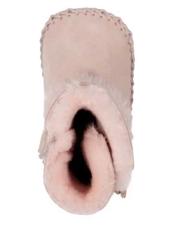 Babyschoenen Met Lamsvacht "Booty" Lichtroze -Babyproduct winkel hofbrucker babyschoenen met lamsvacht booty lichtroze 2